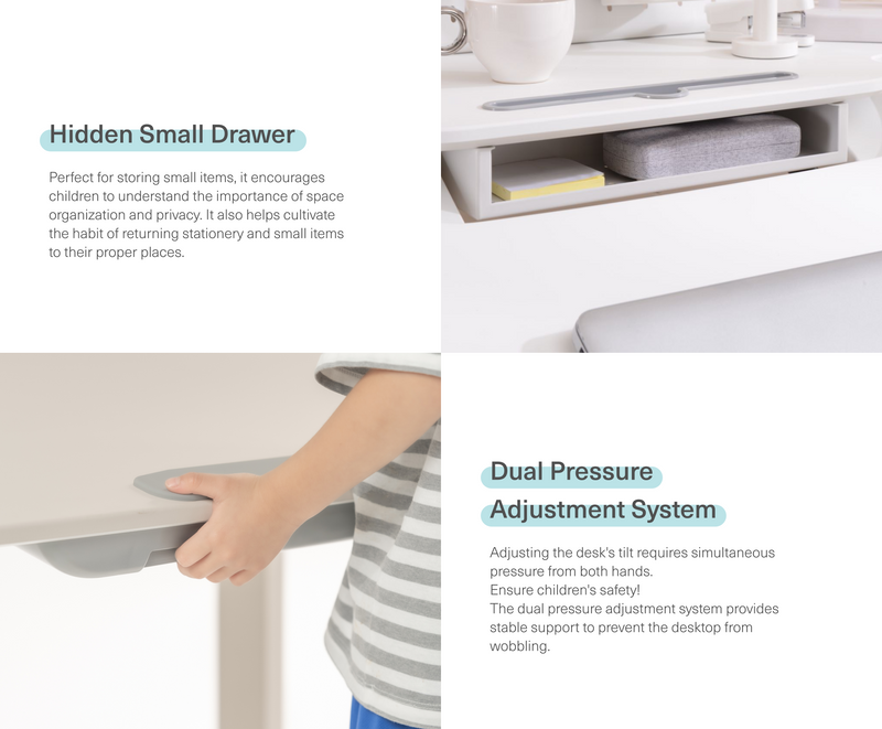 Tiramisu Manual Height-Adjustable Desk
