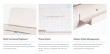Tiramisu Manual Height-Adjustable Desk