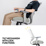 Kangaroo™ Grey Ergonomic Chair