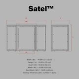 Satel™ 13U Rack Case