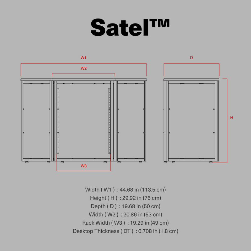 Satel™ 13U Rack Case