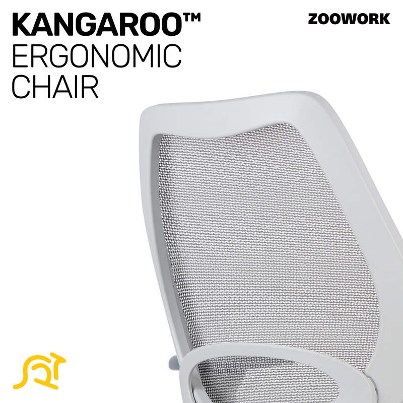 Kangaroo™ Grey Ergonomic Chair