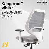 Kangaroo™ White Ergonomic Chair