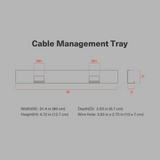 Cable Tray for Star Rover Desk