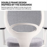 Kangaroo™ White Ergonomic Chair