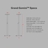 Grand Gemini™ Speaker Stand