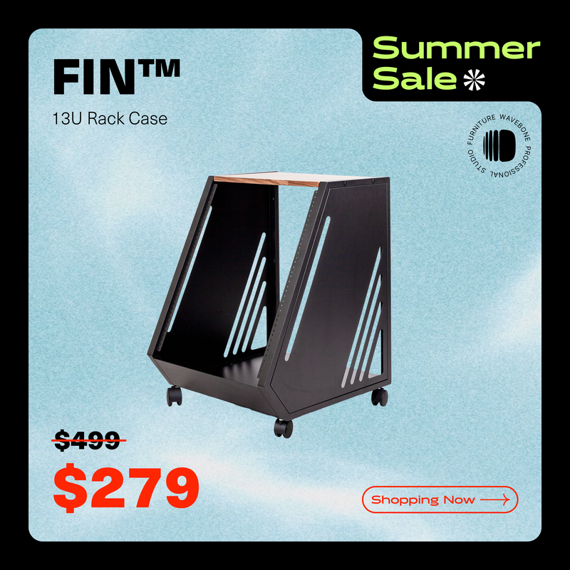 Fin 13U Rack Case