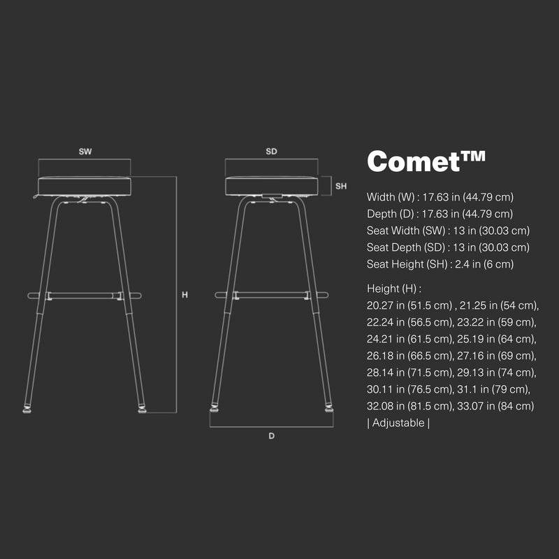 Comet™ Guitar Stool