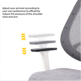 Kangaroo™ White Ergonomic Chair