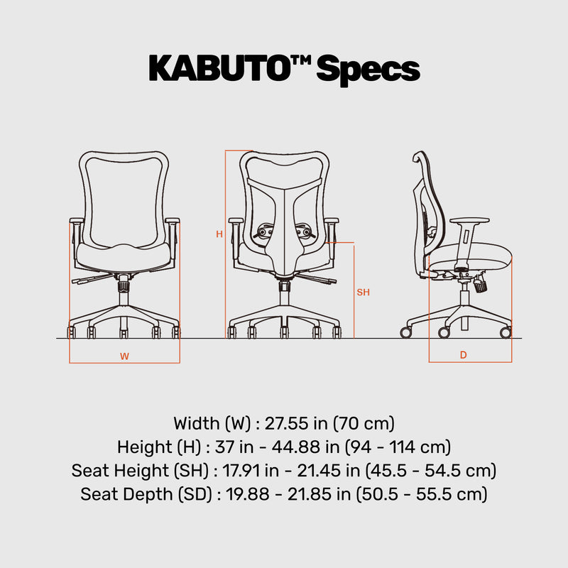 Kabuto™ Ergonomic Chair